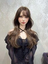 カルム 浜松(calm)&nbsp;透明感グレージュ×韓国レイヤー｜シースルーバング