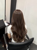 エクファ ヘア シェリル 草津 南草津店(ex-fa hair cherir)&nbsp;ミルクティーブロンド/ダークブルー/デジタルパーマ/南草津