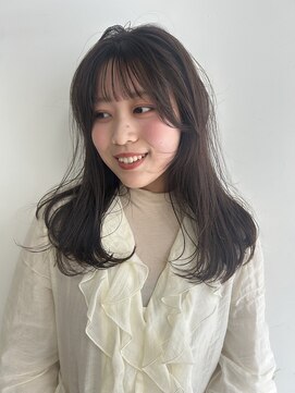 バロンフェム(baLon.fem) 【stylist田島】ブリーチなし/透明感オリーブベージュ