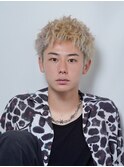 【alpha 新宿】スパイキーショートショート×ブリーチパーマ