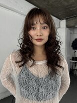 フィルムス 横浜(FILMS+) ひし形レイヤーボブハッシュ/顔周り/オリーブベージュ/横浜+