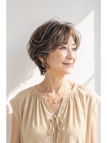 アッシュ 中野坂上店(Ash)&nbsp;大人艶ハイライト×グレージュショートボブ
