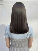 ライナス(Linus)&nbsp;縮毛矯正髪質改善透明感アッシュグレージュ艶髪ストレート