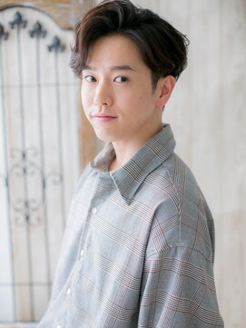 メンズヘア ビーセカンド 草加店(MENS HAIR B-2) ワイルドアップバングでジェントルマンstyle C(草加)(メンズ)