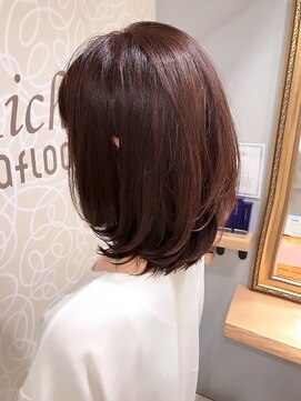 ミッシェル アフロート(michelle afloat) 髪質改善ひし形トップふんわり動き簡単まとまるツヤカーブカット