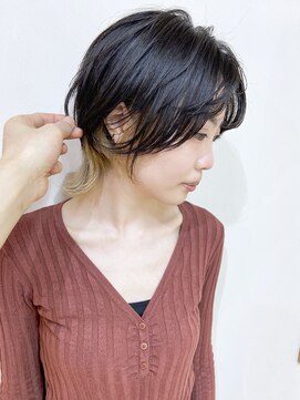 モリオフロムロンドン 松戸店(Morio from London) 【松戸　ムラマツ】ウルフ　ショート　インナーカラー