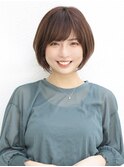 ショコラベージュショートボブ