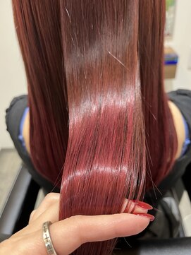 フォセット(Fossette) Satin Color × Cherry Pink 〈 Bleach × 〉