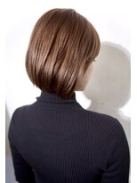 クレドガーデン 浦和店(CRED GARDEN)&nbsp;大人可愛い20代30代40代黒髪前下がり丸みナチュラルミディボブ