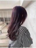 ☆韓国風ブリーチなしダブルカラーラベンダーピンクブラウン