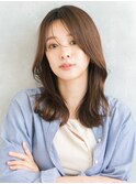 【顔まわりカット×韓国風くびれヘア】
