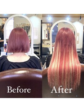 プルクローム(PULL CHROME) 【PULL EXTE】派手髪ロング/派手髪しか勝たん/パープルエクステ