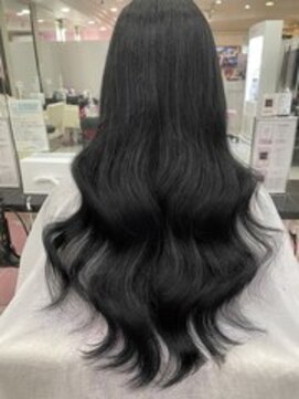 ビゼ 梅田(BIZE) ブルーブラック 【シールエクステ】 #Koreaスタイル