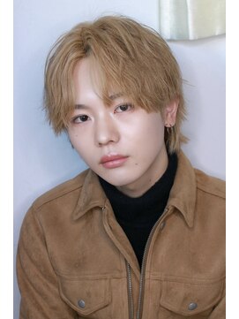 アドール(ADOR) [MIHO*ADOR] メンズカット / ハニーベージュ / マッシュウルフ