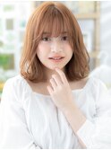 ミルクティーピンク韓国風ニュアンスパーマc5戸田公園20代30代