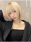 ホワイトカラートリプルカラー ブロンドカラー ハイトーンM1028