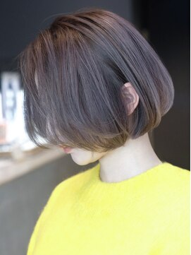 アルバム 銀座(ALBUM GINZA) 透明感カラーピンクヘアー秋色小顔くすみベージュ_ba440441