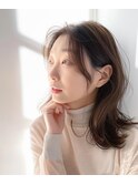 【ボブスタイル】肩下外ハネボブ