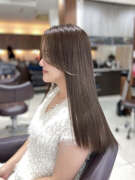 ミニヨン バイ ハピネス 高の原店(mignon by Happiness) 髪質改善トリートメント/顔まわりカット/ベージュカラー