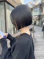 ミィ 表参道(mee.)&nbsp;黒髪/ボブウルフ/ネビージュ/小顔/ワンレン/髪質改善/前髪