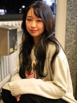 ベレッタ 楠葉店(veretta.)&nbsp;ナチュラル黒髪/ウェーブロング/抜け感ロング/韓国ロング/艶髪