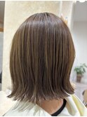 切りっぱなしボブ
