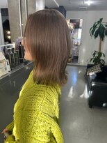 キング(K!ng)&nbsp;縮毛矯正髪質改善ハイライトレイヤーカット楠葉美容室エクステ