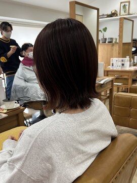 メアリー バイ メリー(marry by merry) 【立町メアリーバイメリー】☆外ハネボブ×ピンクブラウン☆