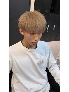 アッドバイケーツー 心斎橋(add by k-two Men's) 前下がりマッシュ/ミルクティーベージュ