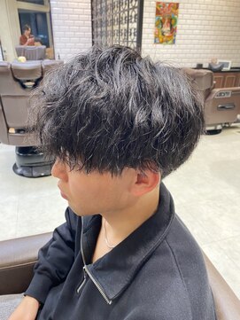アラカワオム(homme) ツイストスパイラルパーマ/メンズカット/メンズパーマ/20代/30代