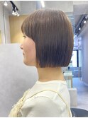 ぷつっとボブ/イメチェン/外ハネボブ/美髪/町田