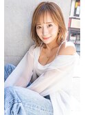 ＃ホワイトグレージュミニウルフチェリーブラウン