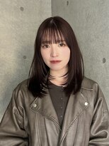 ヨーク(YOKE)&nbsp;ミディアムレイヤーフェイスレイヤー暖色ワインレッド