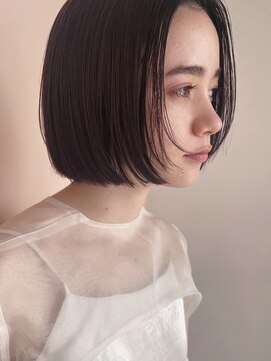 ケイトミラー(KATE Mirror) フラットボブ×ピンクブラウン MAKO 表参道