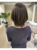 レイヤーボブ　ボブ　レイヤーカット ミディアムボブ　レイヤー