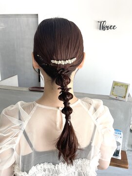 スリー(Three) 【Three/萩原/大分】結婚式/お呼ばれスタイル