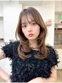 韓国前髪顔周り×ハッシュレイヤー横浜/縮毛矯正/酸性ストレート