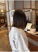 切りっぱなしボブ