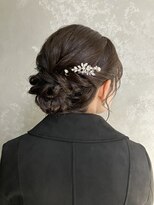 コトナ(kotona)&nbsp;【低めシニヨンヘアセット】ヘアアレンジタイトシニヨンカチモリ