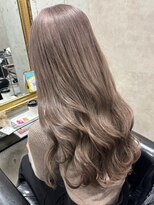 ルノン(LUNON)&nbsp;黒髪クラゲヘアーオリーブグレー小顔ココアベージュ