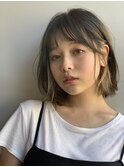 インナーカラー×ボブ