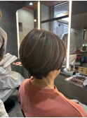 ６０代×ショートスタイル×ハイライト
