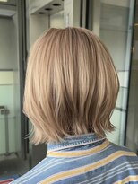 ラモードイワイインターナショナル(La Mode IWAI international)&nbsp;やわらかミルクティーの外ハネボブ