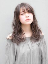 ルティア(Lutia)&nbsp;ヴェールウェーブ カーキグレージュ ダブルカラー