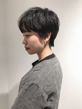 ラルジュ(large) 【large】大人かわいいショート/ブルーグレージュ by鈴木貴仁