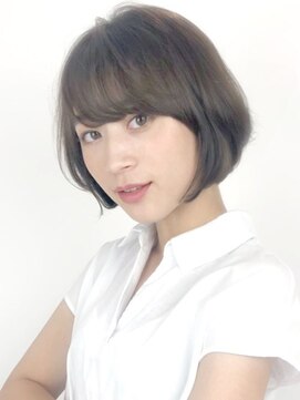 サロン(Salon) ナチュラル大人小顔ボブ スタイリング簡単/Salon銀座