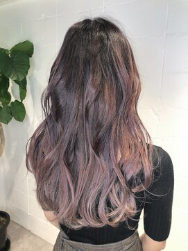 シェル 吉祥寺(shell) 透け感カラー！バイオレットグラデーション