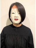 【coma中野】前下がりナチュラルモードボブ