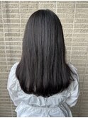 アッシュグレージュミディ