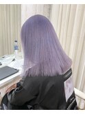 @kamiishi＿freera ラベンダーシルバー　ケアブリーチカラー